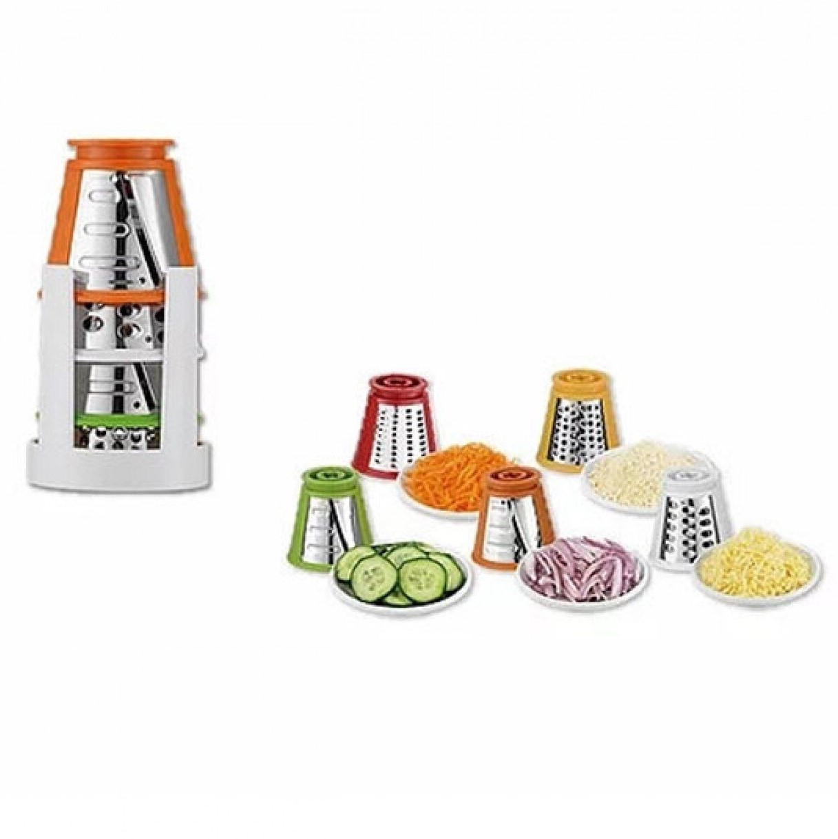 Hoomei® Ηλεκτρικός Πολυκόφτης - Πολτοποιητής 5 σε 1 Φρούτων & Λαχανικών 150W Κόκκινος HM-6135